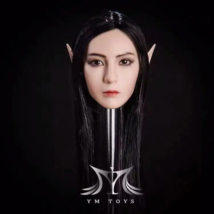 

Collection 1/6 Scale Sexy Elf Beauty Head Sculpt for 12inch Phicen Tbleague Jiaoudoll Action Figure Toys