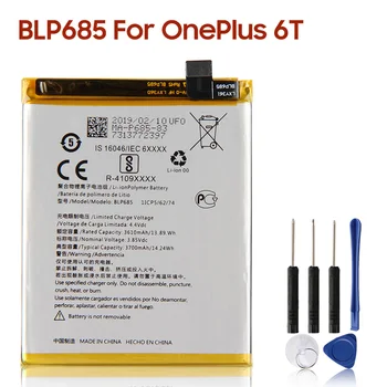 

Original Replacement Phone Battery BLP685 For OnePlus 6T OnePlus 7 One Plus 6T One Plus 7 Phone Batteries 3700mAh