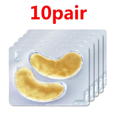 10pair Style 6 5/10/15 пар маска isilandon для глаз с коллагеном, золотого цвета, с отделкой стразами, глазные Пластыри для крем для ухода за кожей вокруг глаз! Убирает темные круги под глазами, удалить анти-старения, морщин лист маски - Цвет: 10pair Style 6
