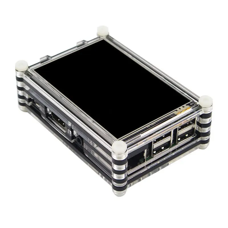 Новый 128 м SPI 60 Гц 3 5 дюймов TFT lcd сенсорный экран чехол для Raspberry Pi 4 3B +|Аксессуары