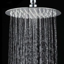 

2021 New High Quality 10/8/6 Inch Stainless Steel Ultra-thin Waterfall Shower Heads Rainfall Shower Head Rain Square Round