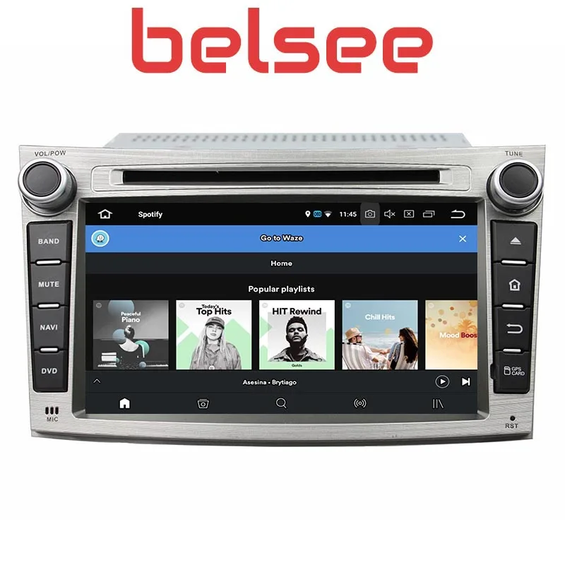 Belsee DSP 4 ГБ Android 9,0 головное устройство с Радио стерео Мультимедийный Плеер для Subaru Legacy Outback 2009 2010 2011 2012 2013