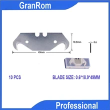 Крюк лезвия 10 шт. 50 шт. 100 шт. для кровли и нож для настила запасные части для теплового пистолета пластиковый сварочный аппарат Крюк Резак