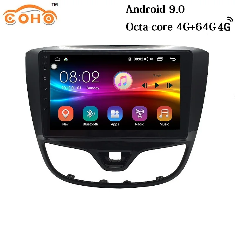 Ips DSP Android 9,0 Автомобильный gps навигатор gps Авторадио 1 din автомобильный стерео для Opel Karl