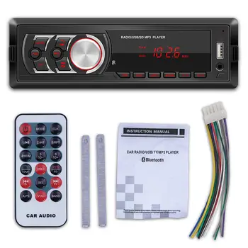 

12V Support USB Disk Bluetooth 4.0 Auto AUX In Handsfree Calls Detachable Panel Car MP3 Player Vintage FM Radios Lossless Music