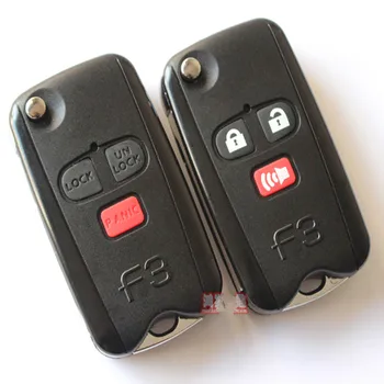 

DAKATU 3 Button Modified Flip Folding Car Key Shell For BYD F3 F3R Remote Keyless Entry Transmitter Car Key Shell