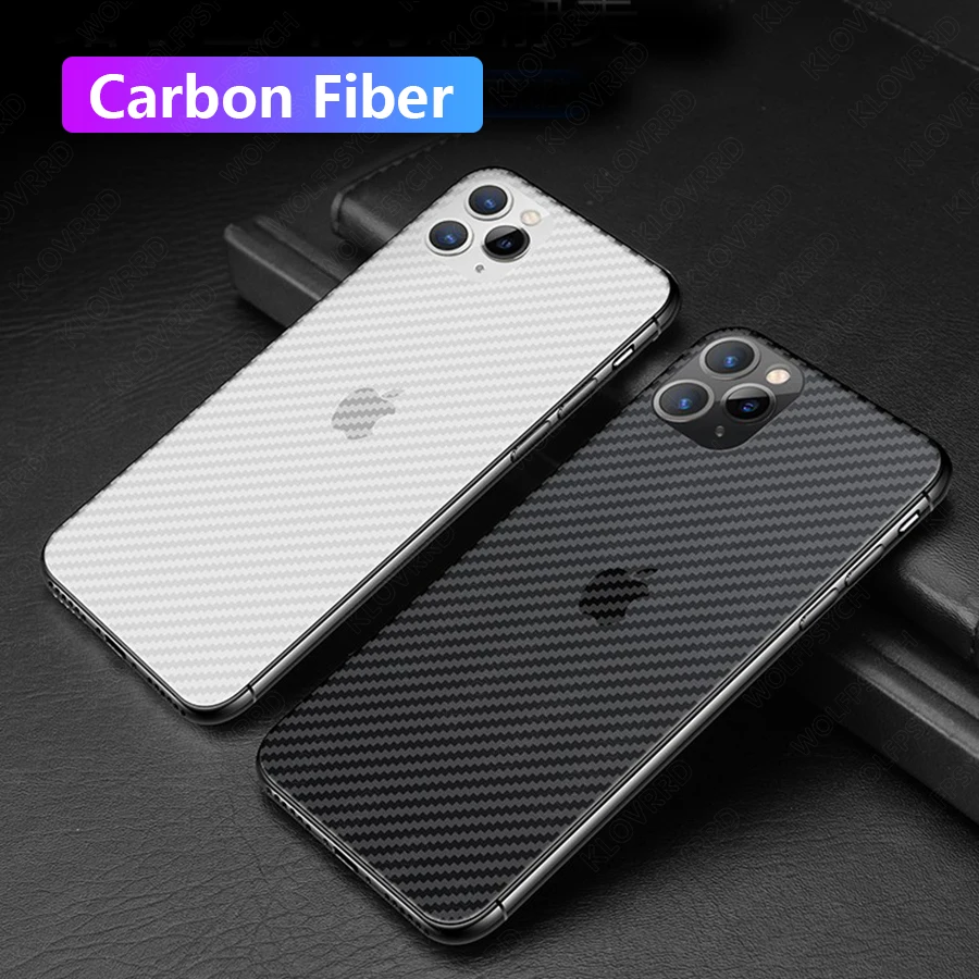 Защитная пленка из углеродного волокна для iPhone 12 11 Pro Max mini XS XR SE 2020 наклейка iphone X 7 8