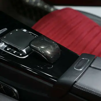 

Interior Armrest Box Cover Carbon Fiber Style Central Console Practical