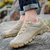 Outdoor Men Hiking Shoes Mesh Breathable Tactical Combat 2022 New Army Boots Desert Training Sneakers Anti-Slip Trekking Shoes ► Photo 3/6