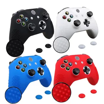 

Studded Anti-Slip Silicone Cover Skin Set for Xbox One S/Xbox One X Controller