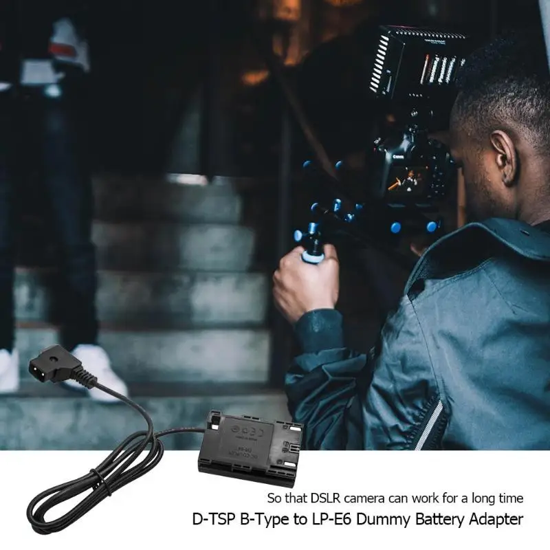 D-TSP B-type-LP-E6 адаптер для аккумулятора DC муфта для камеры Canon