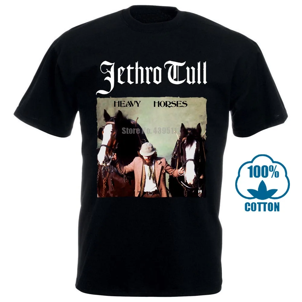 Jethro Tull футболка тяжелые лошади Официальный товар