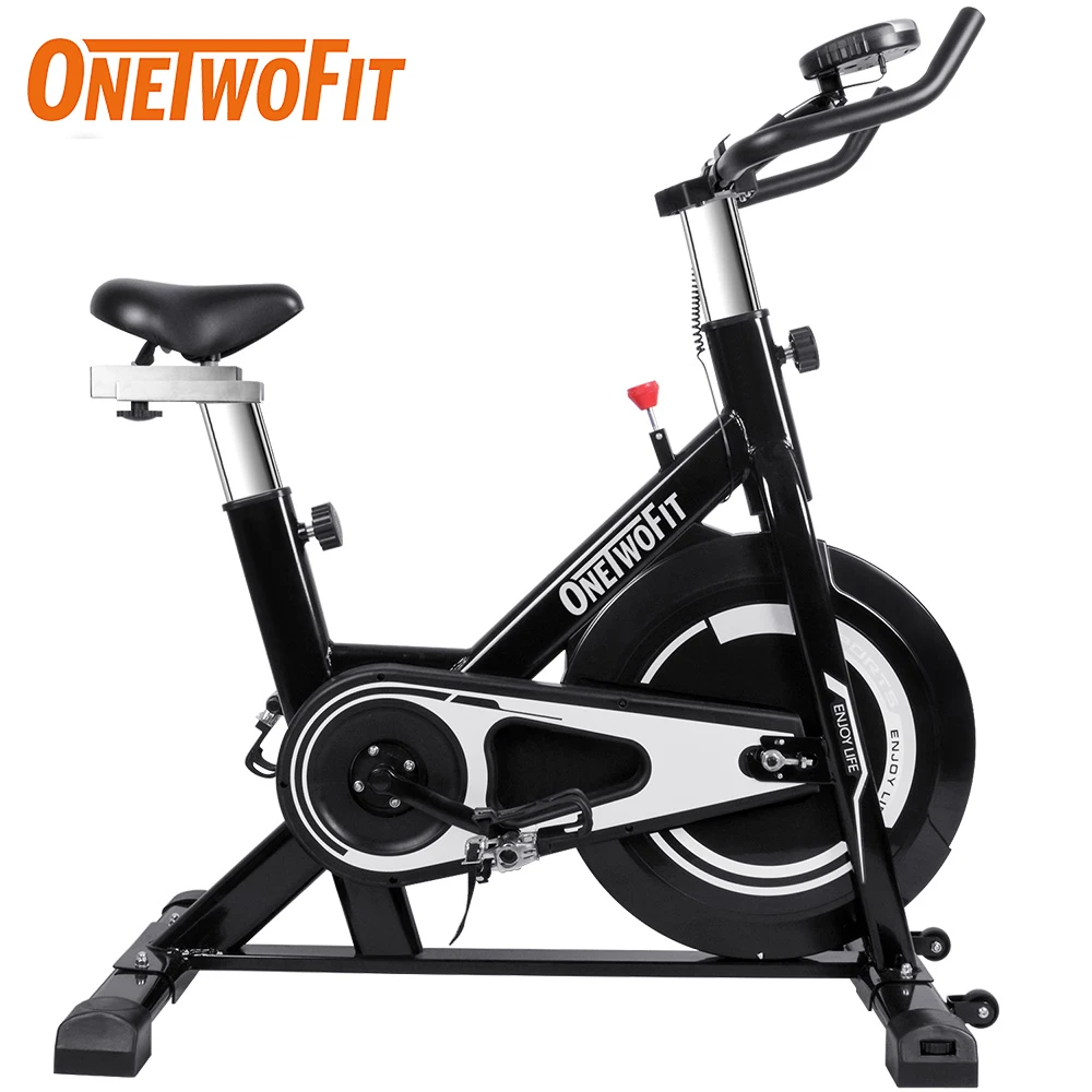 

ONETWOFIT Bicicleta Estatica Spinning Bike Indoor Cycling Sports Bike Home Gym Exercise Bike Fitness Equipment for Home Trainer