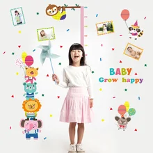 Стиль SK9056 наклейки для измерения роста детская комната школьные украшения съемные наклейки на стену