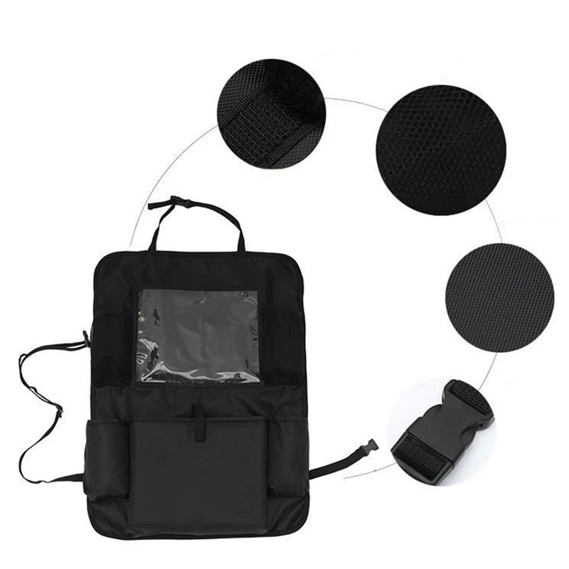 Universal Waterproof Car Back Seat Organizer Storage Bag Multi Pocket Hanging Pouch Stowing Tidying Auto Accessories