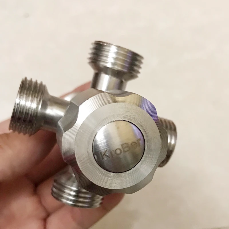 

KroBer Stainless Steel 4 Outlet Angle Valve