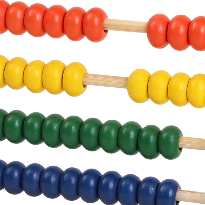 Мини Деревянный Abacus детская ранняя математическая обучающая игрушка цифры счетные бусины Abacus Montessori детские развивающие игрушки