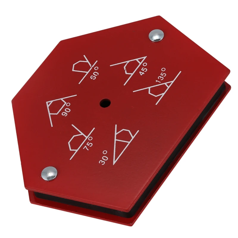 Hexagon Welding Positioner 50LB Magnetic Fixed Angle Soldering Locator Tools without Switch Welding Accessories