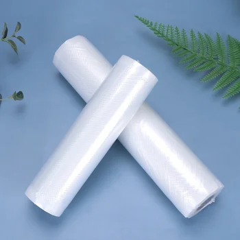 

2 Rolls Vacuum Sealer Bags Safe Food Preservation Bag Disposable Vegetable Fruits Storage Pouch for Home Kitchen (28 x 500cm + 2