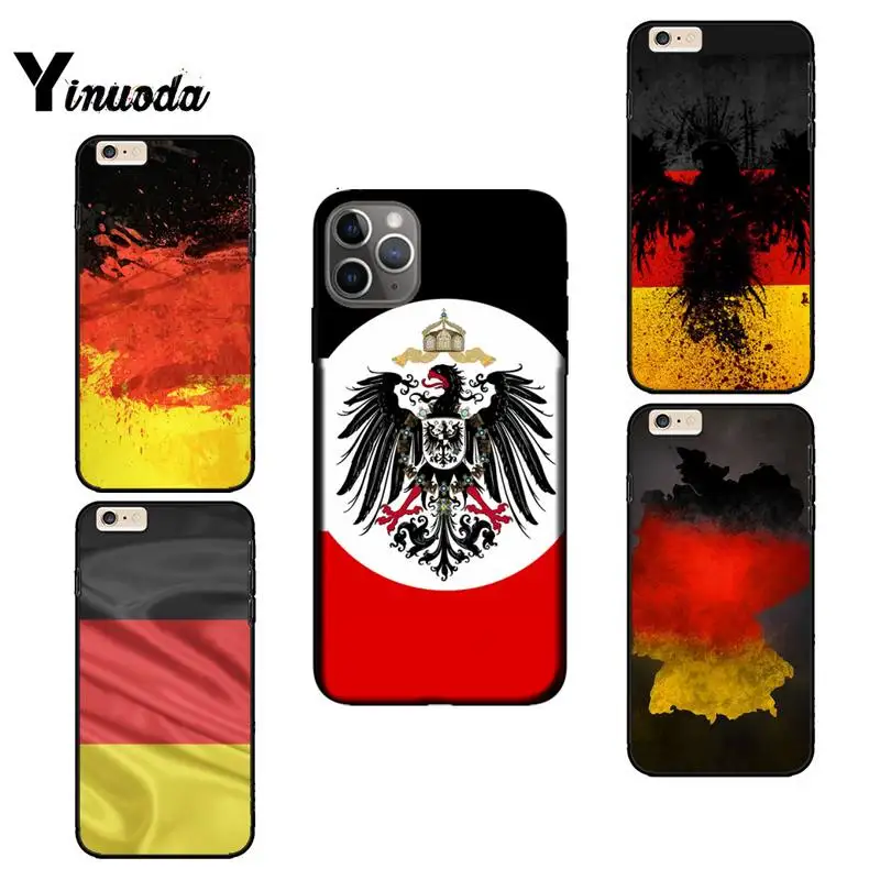 Модный чехол с немецким флагом для телефона iphone 13 12 8 7 6 6S Plus X XS MAX 5 5S SE XR 11 pro promax fundas