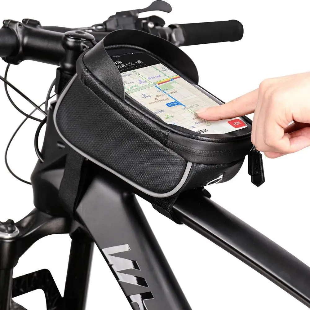 Велосипедная водонепроницаемая сумка для мобильного телефона MTB передняя рама