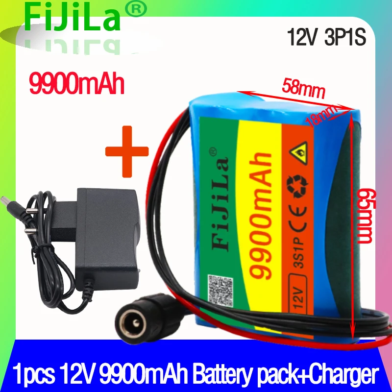 Новый оригинальный 12 V 9900 mAh 3S1P батарея Au литиевая 18650 упаковка защитный Совет