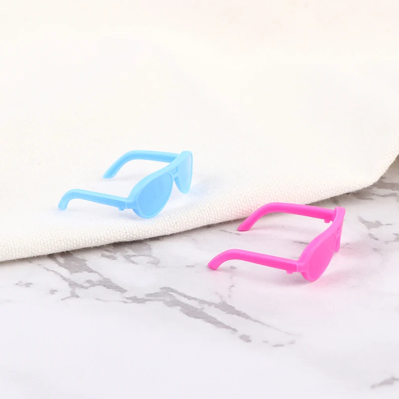 Fashion Round Frame Lensless Retro Cool Doll Glasses For Doll Round Frame No Lens Retro Cool Glasses