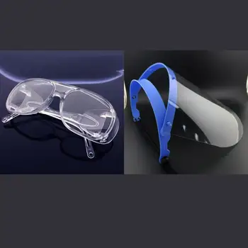 

NEW Foldable Adjustable Anti-fog Safety Goggles Anti-Sneeze Liquid Eye Protection Anti-Droplets Windproof Lab Glasses Clear Lens