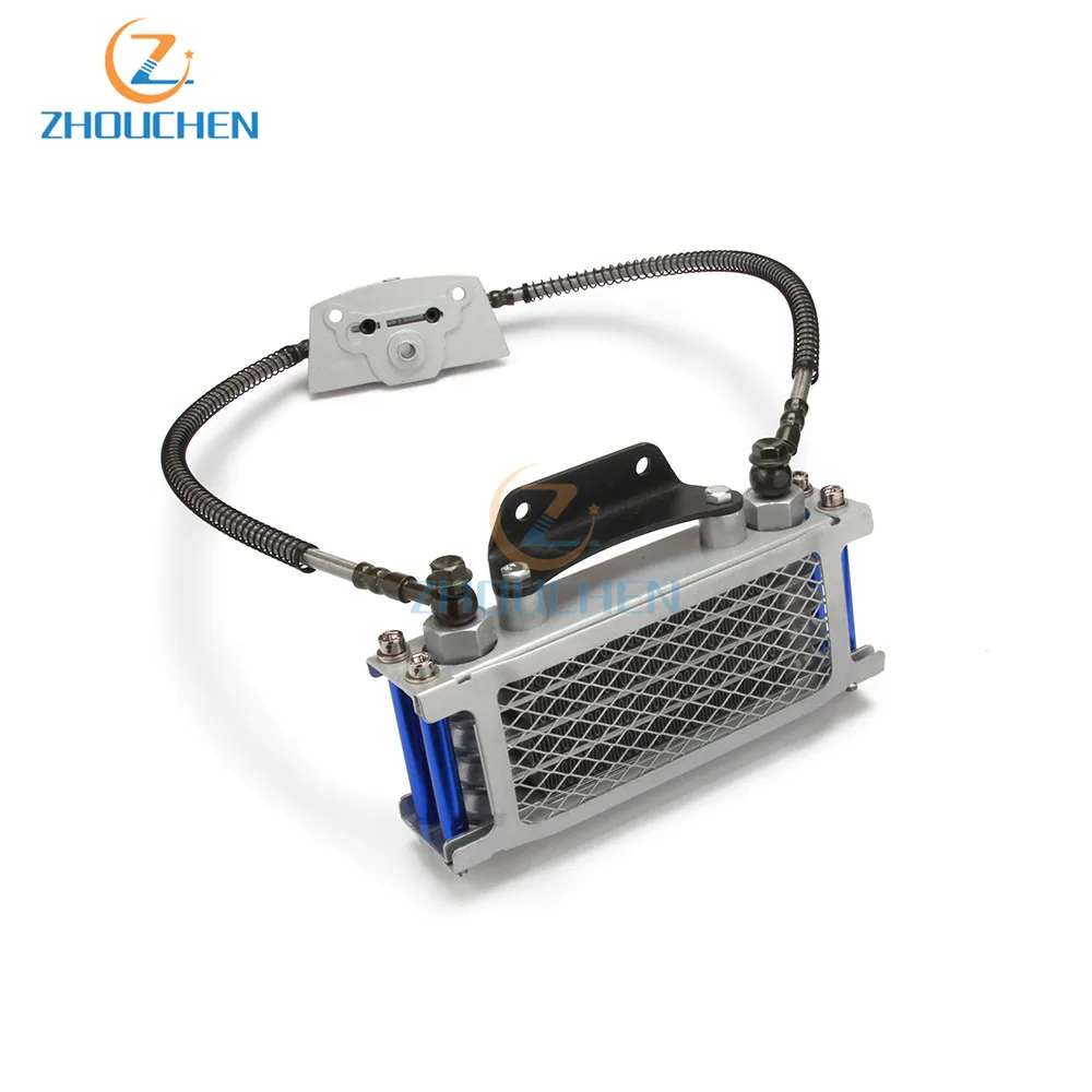Мотоцикл красочный масляный радиатор охлаждения для Loncin Zongshen Lifan Shineray Yinxiang 50 70 90 110CC горизонтальные двигатели