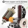 Mini Electric Belt Machine Sander Sanding Grinding Machine Adjustable Speed Abrasive Belts Grinder DIY Polishing Cutter Edges 5
