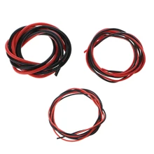 2 предмета гибкий силиконовый провод 13/18/20AWG высокое Температура сопротивление электронный проводник