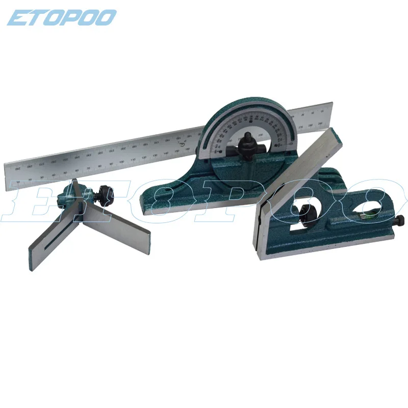 

Etopoo Honor Produced 0-180-Degree Versatile Angle Ruler 180-Degree Combination Angle Ruler