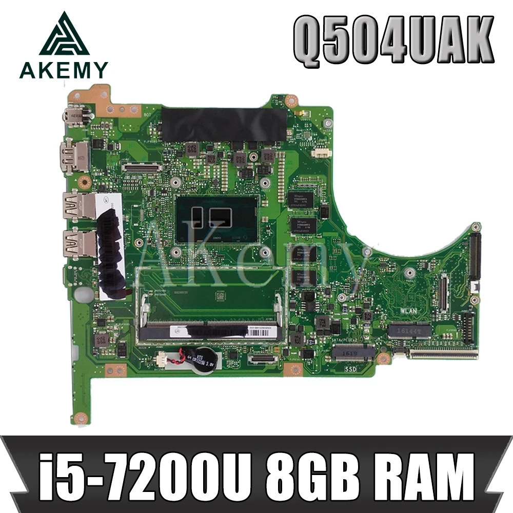 Q504UAK материнская плата для ноутбука For Asus Q504UA Q504U UX560UA UX560UAK с i5 7200U 8 Гб оперативной