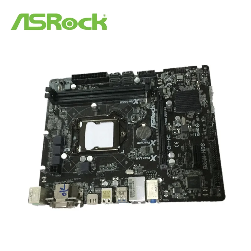 Используется слот LGA1150 B85 материнская плата для ASRock B85M-HDS настольная плата USB3.0 SATA3 DDR3