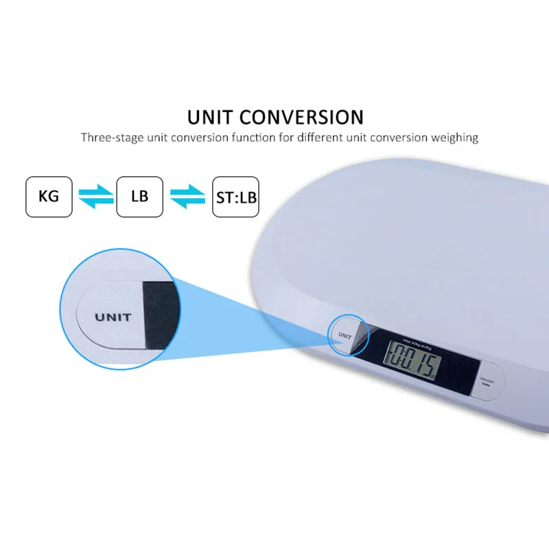 Digital Pet Scale Toddler Scale Baby Scale Large LCD Display