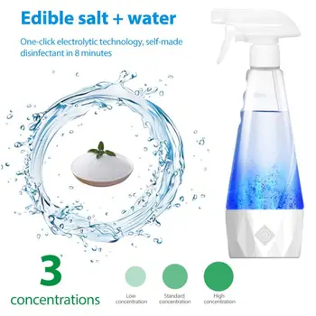 

1pc Portable Disinfectant Maker Sodium Hypochlorite Generator Spray Bottle Disinfectant Maker Sodium Bottle Tools Dropshipping