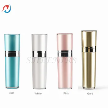 

15ml 30ml 50ml Empty Refillable Upscale Golden Pink Blue Acrylic Airless Cream Lotion Pump Bottle Container Travel Cosmetic Make