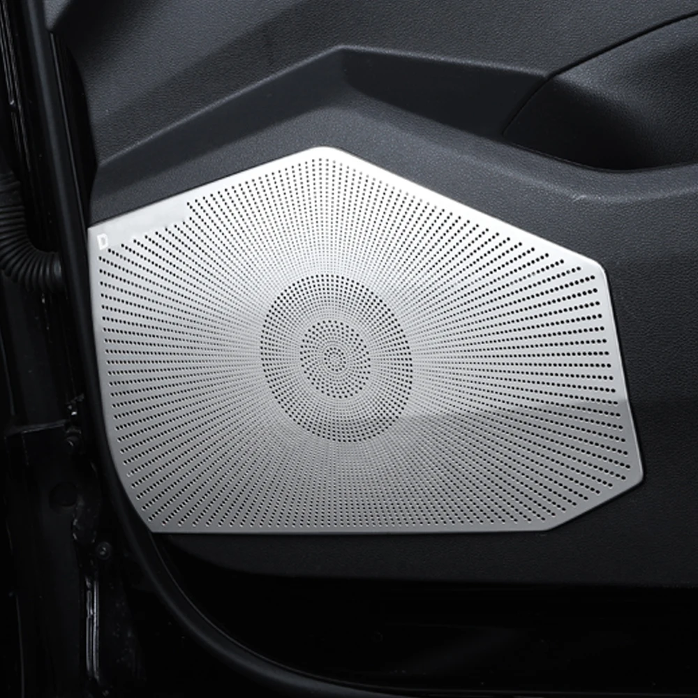 Для Фольксваген Touareg CR7- Автомобильный Дверной громкий динамик звук хромированная крышка динамика накладка рамка наклейка интерьерные аксессуары