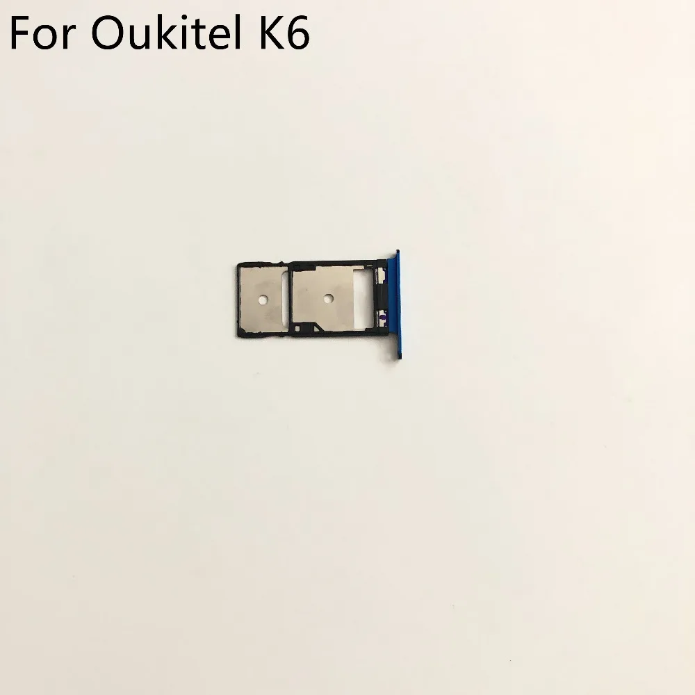 OUKITEL K6 Используется держатель sim-карты лоток Слот для карт OUKITEL K6 MTK6763 Octa Core 6,0 ''FHD 2160x1080 смартфон