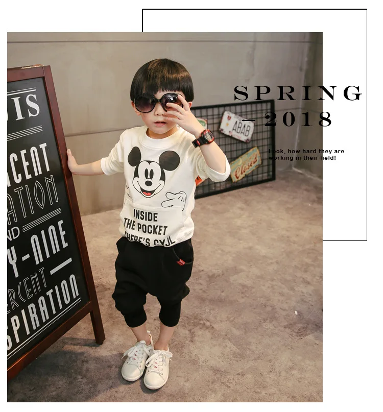 

2019 Spring New Products Crawler Casual Children Pure Cotton Harem Pants Korean-style Pp Pants Loose Version of Men And Women Ch