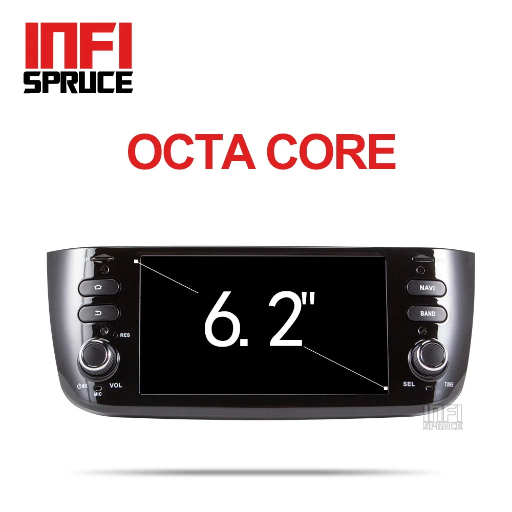 Infispruce 6,2 дюймов Android 9,0 автомобильный dvd для Fiat Linea автомобильный Радио Стерео gps навигация автомобильный стерео медиаплеер