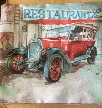 

Pillowcase tapestry "red auto"