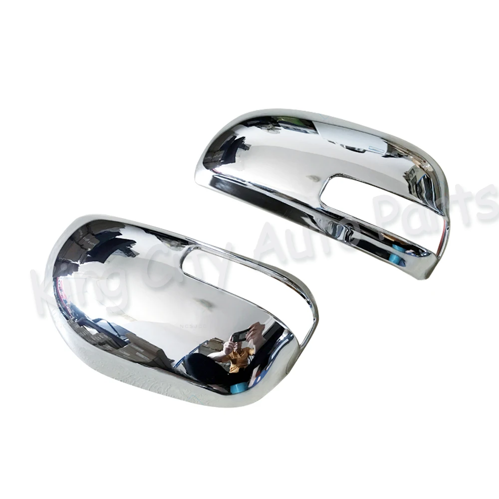 CAPQX 2PCS For TOYOTA RAV4 2009-2012 ABS chrome Outside Rearview Mirror Trim Cover Rear View protect Shell hood Housing | Автомобили и