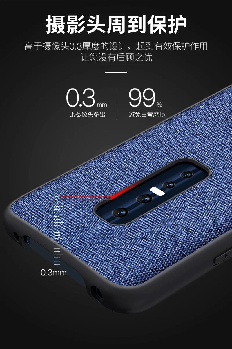 Роскошный тканевый чехол для телефона vivo V17 pro, тонкий мягкий ТПУ чехол для задней панели vivo v15 x27 pro Coque