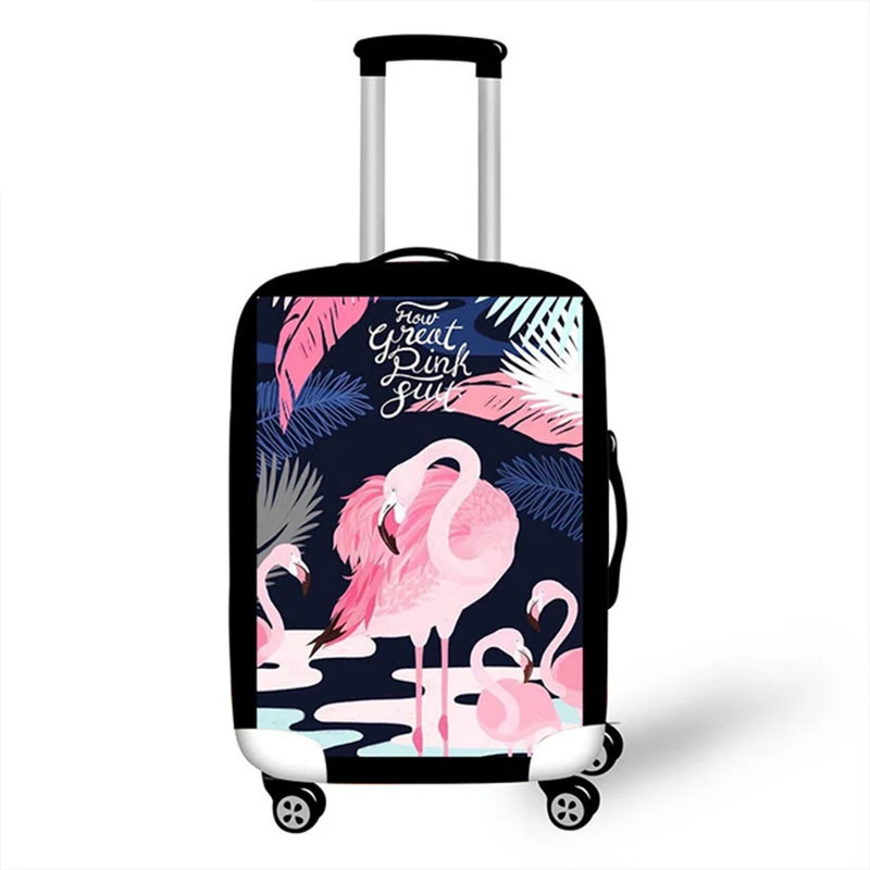 06 Luggage cover 3D чехол для камеры, багажа, утолщенная эластичная ткань, защитный чехол для багажа, чехол на колесиках, чехол для костюма, пылезащитный чехол, аксессуары для путешествий - Цвет: 06 Luggage cover