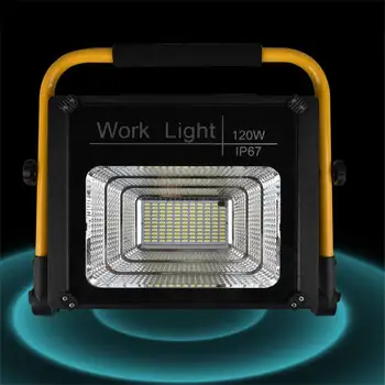 

XANES 120W 120LEDs Remote Control Work Light Flood Lamp 2 Modes IP67 Waterproof Emergency Lantern Camping Torch Flashlight