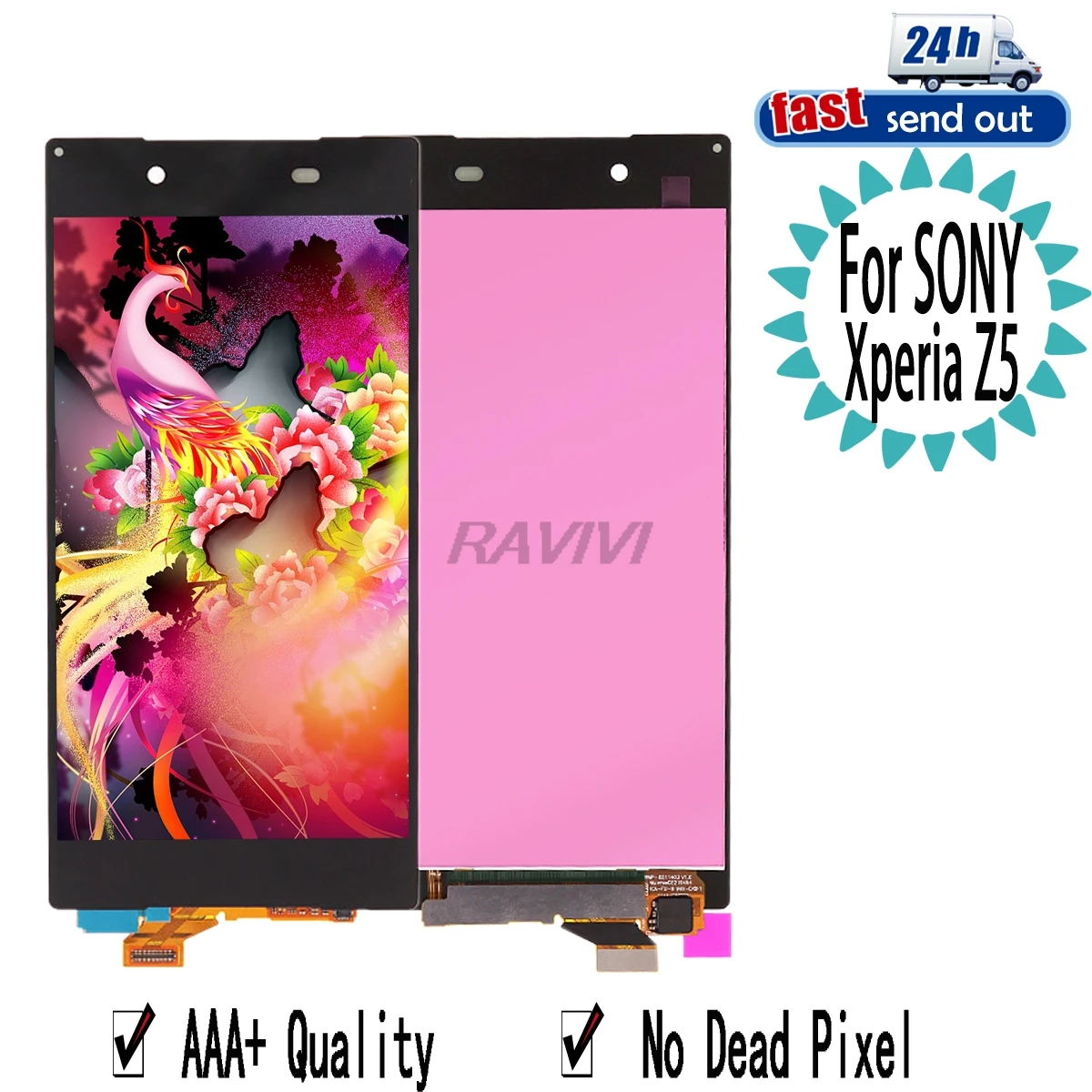 

ЖК-дисплей 5,0 "Z5 для SONY Xperia Z5, ЖК-дисплей E6603 E6633 E6653, сенсорный экран с дигитайзером в сборе, Замена для SONY Xperia Z5