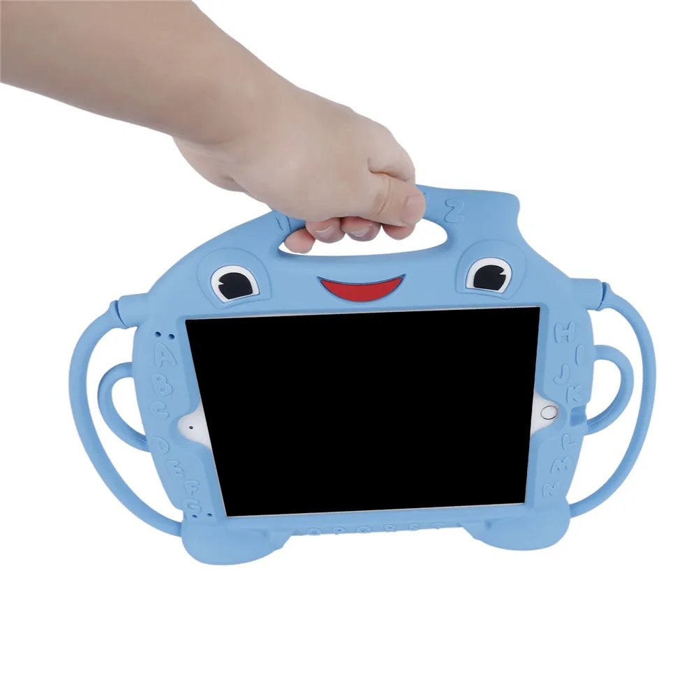 

New Case For iPad Pro 9.7 2017 2018 Cover Kids Cute Cartoon Washable Shockproof Protective Skin Stand Tablet Sleeve For Air 1 2