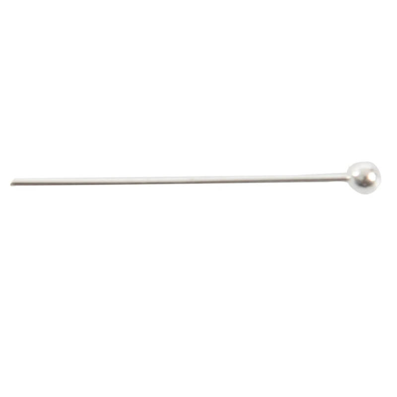 

1000 Pcs Ball Head Pins 20x0.5mm(24 Gauge) Silver Tone