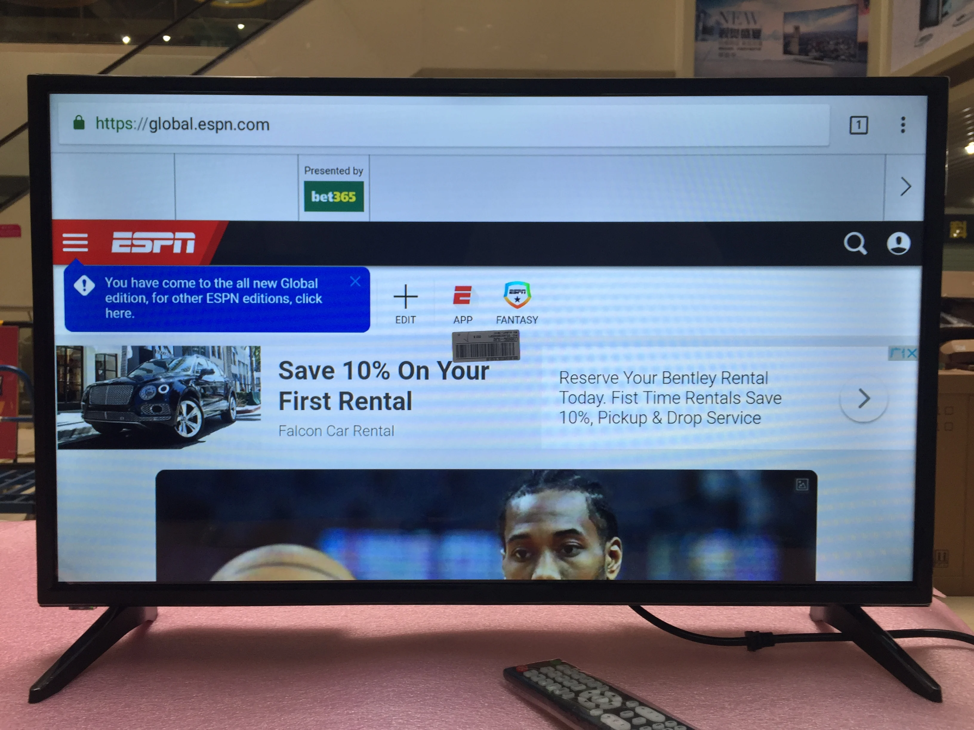 32 inch FULL HD monitor 1920*1080p + Wifi Smart Android 7.1.1 Ram 1GB ROM 4GB internet led television tv